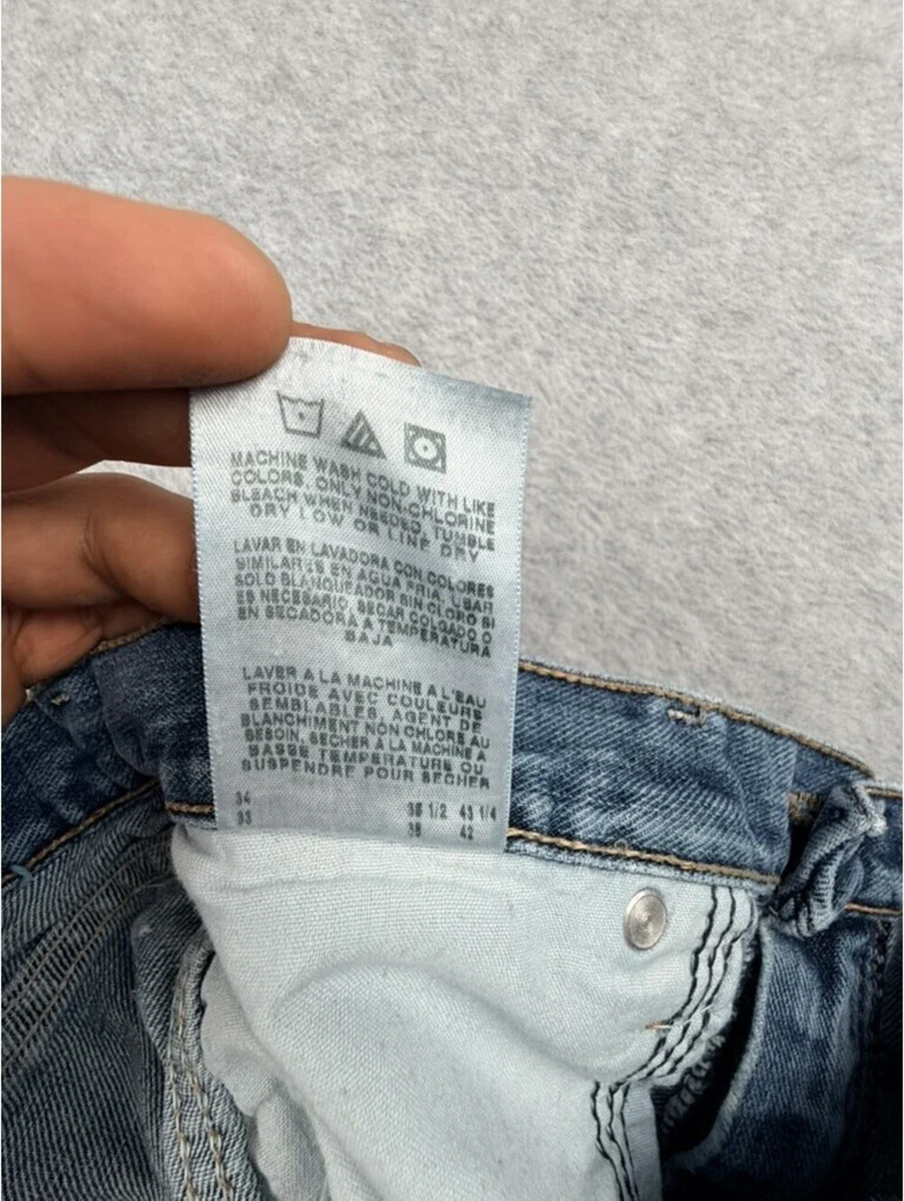 Wrangler 20X Mens Jeans 32x38 Straight Leg Blue Wash Denim 100 Cotton
